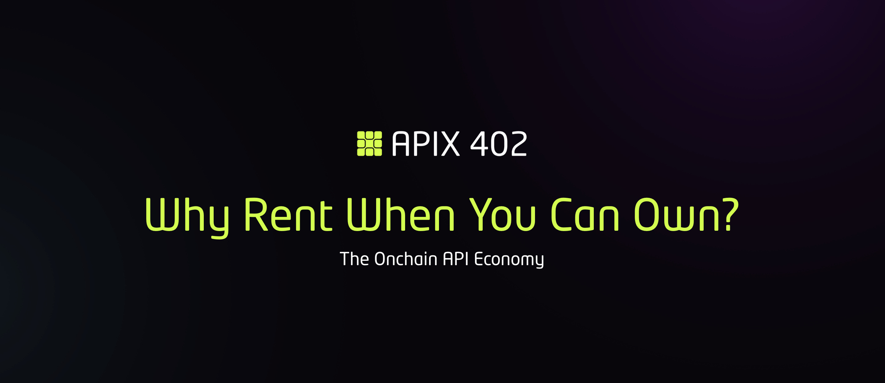 Why Rent When You Can Own?